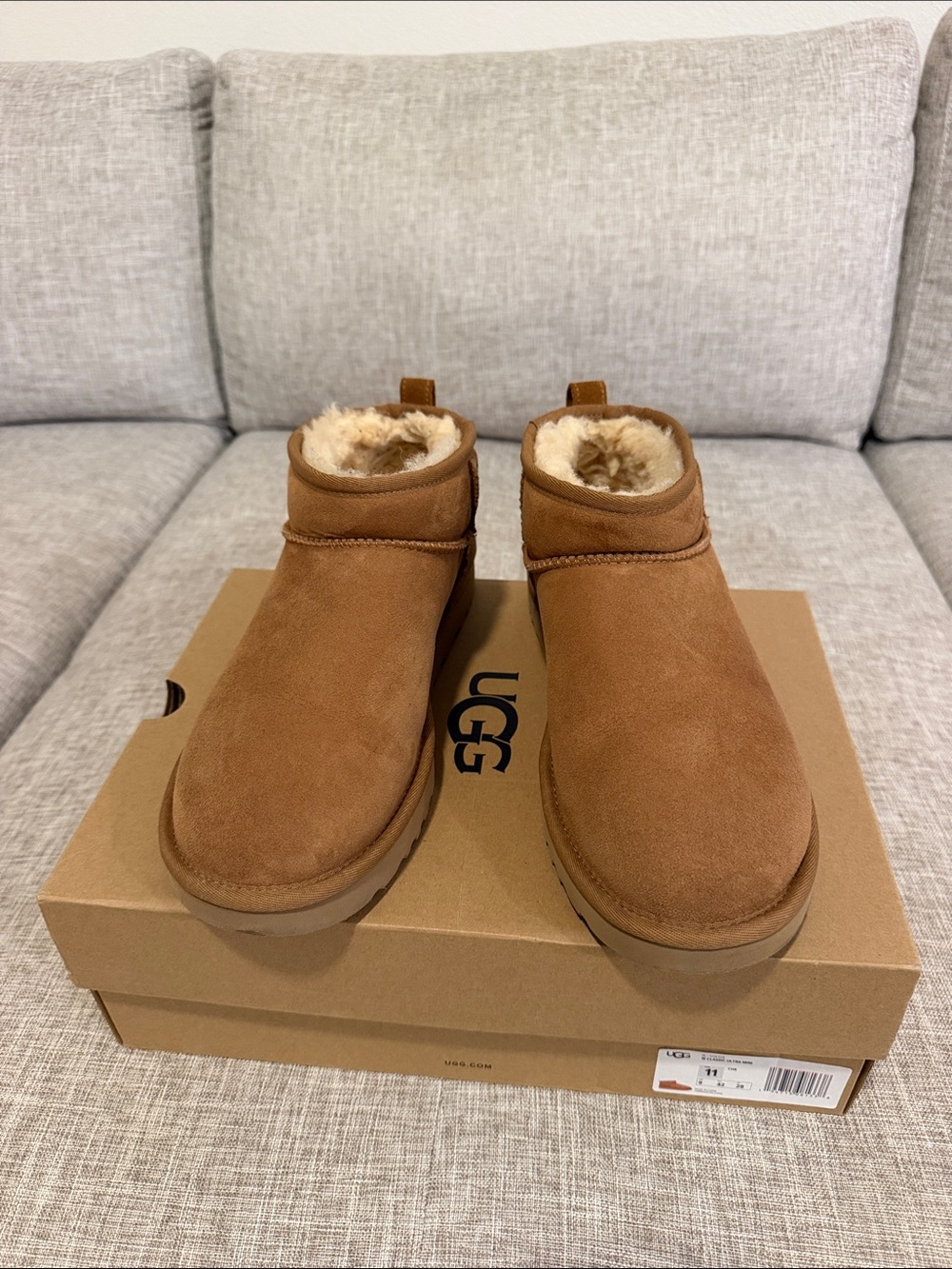 UGG Classic Ultra Mini Chestnut Boots